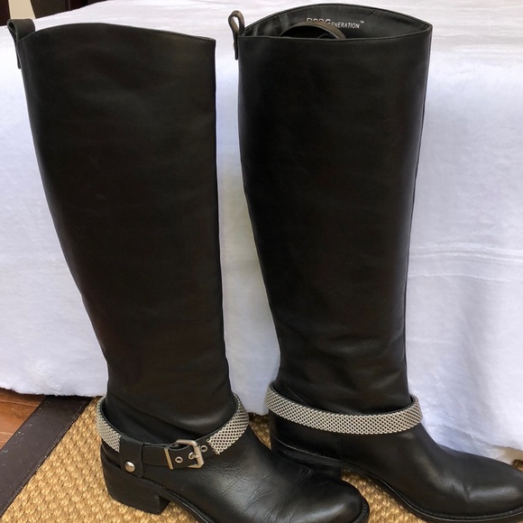 BCBGeneration Tall Black Boot Size 7.5M - Picture 1 of 5